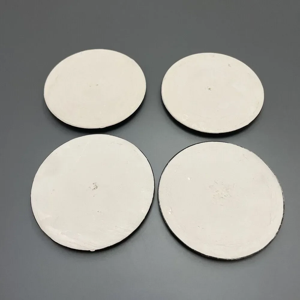 Lot Of 4 Ceramic Coaster Handmade Hand painted Turkish Traditional 4